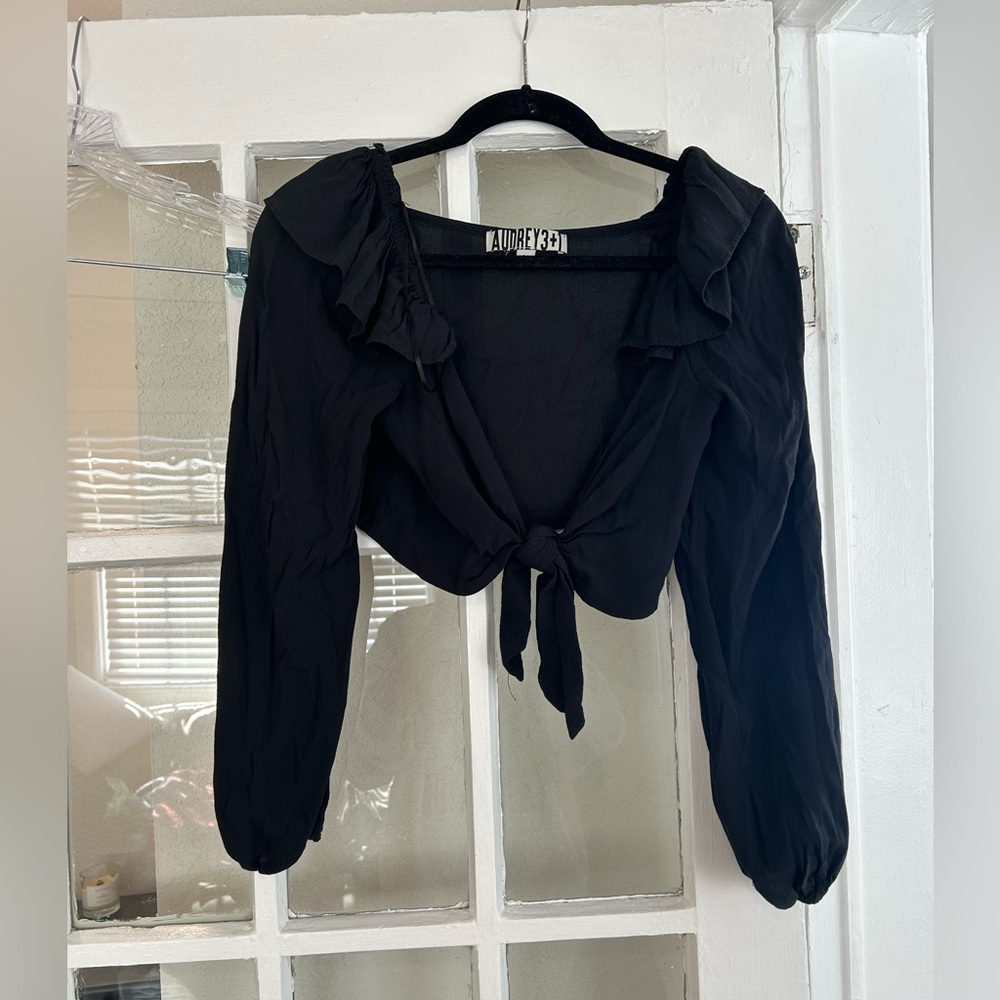 Tie front top